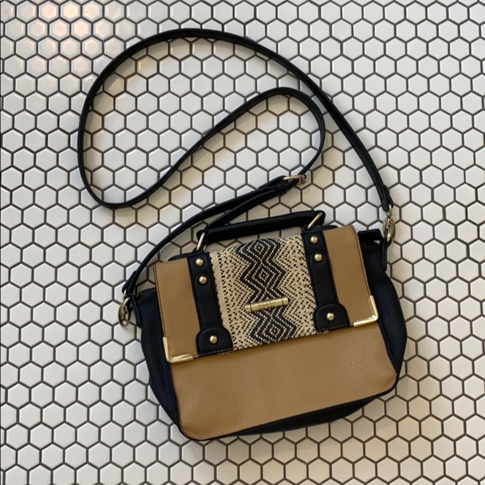 Nicole Miller New York Aztec print bag